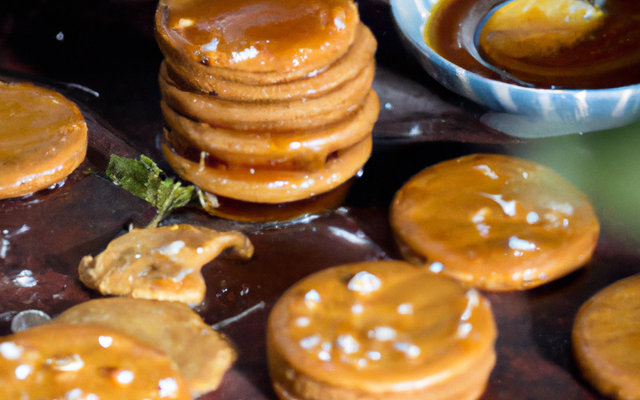 Sablés noisette et caramel