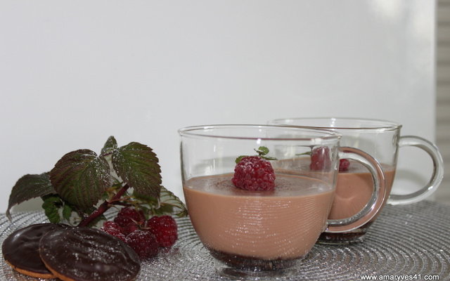 Tendres moments chocolatés lait-framboise et Pim's