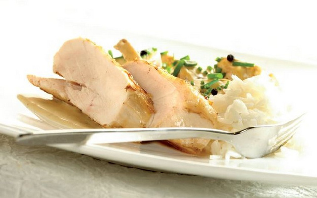 Blanc de poulet sauce champignons
