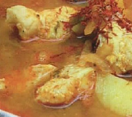 Darnes de cabillaud à l'indienne