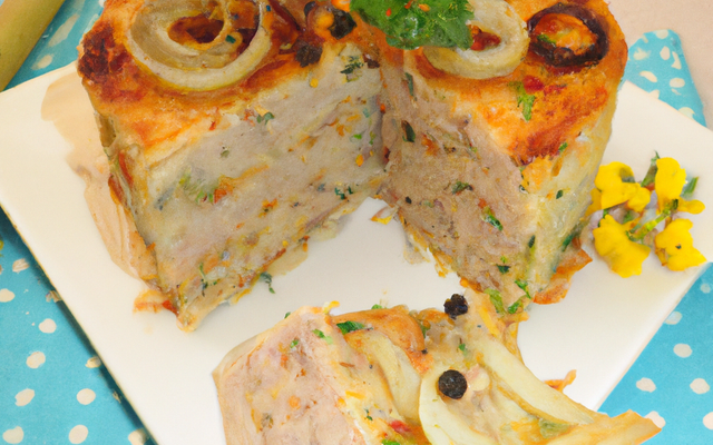 Cake filets de maquereaux marinés