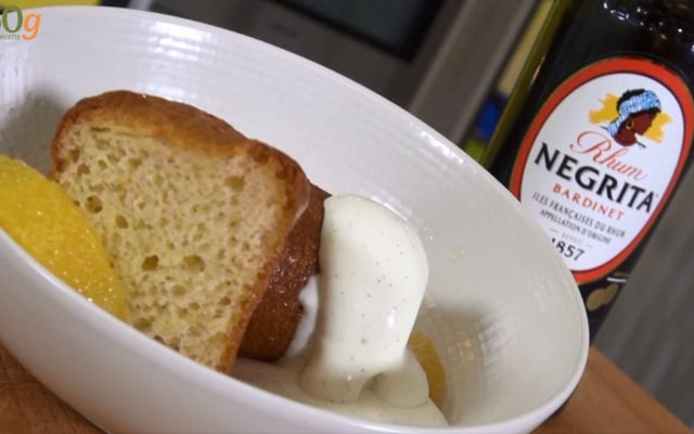 Baba au rhum aux agrumes