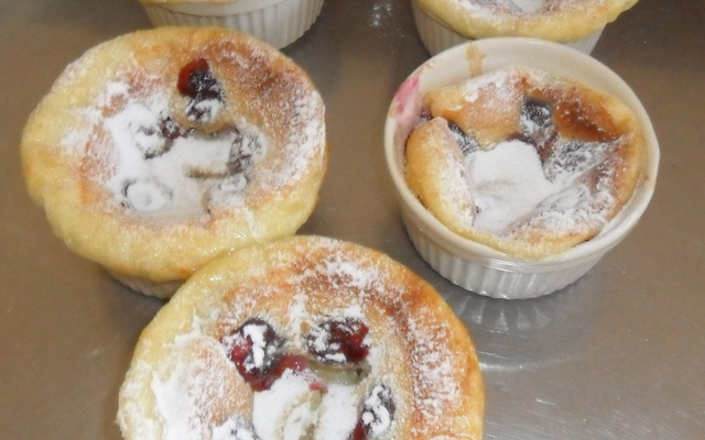 Mini clafoutis aux fruits