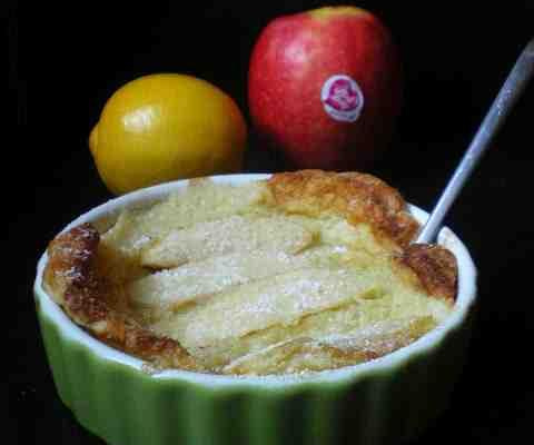 Clafouti aux pommes et citron