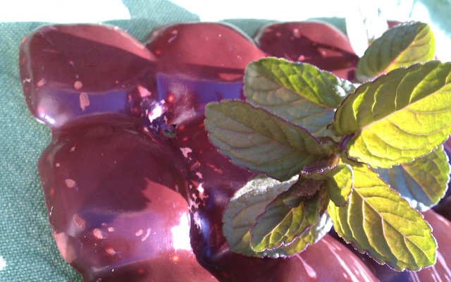 Tablette de chocolat noir crousti-fresh !