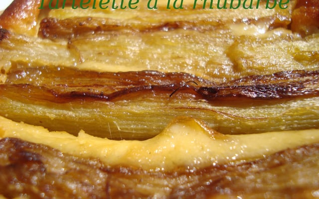 Tartelettes à la rhubarbe
