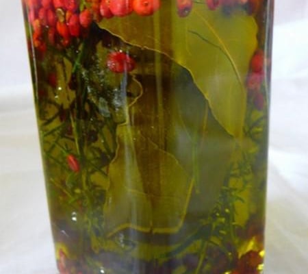 Huile d'olive parfumée