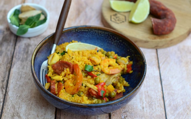 Paella express et facile au four