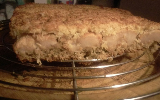 Gâteau pommes-noix de coco