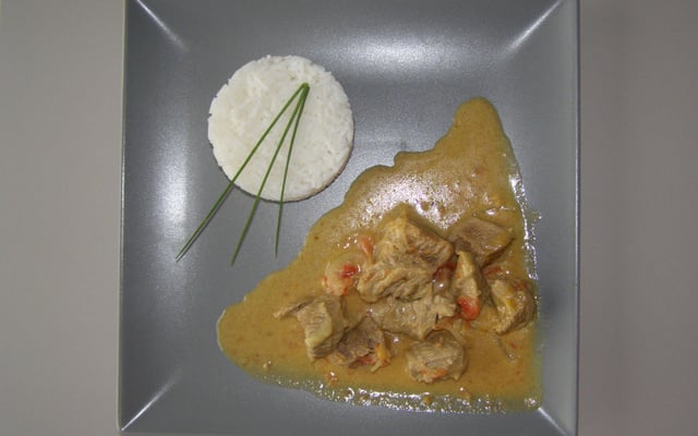 Filet mignon au lait de coco