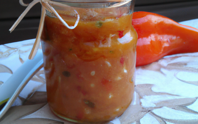 Confiture de poivrons maison