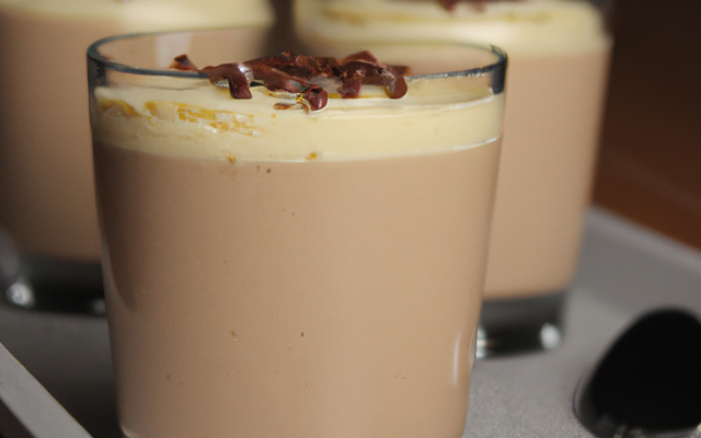 Mousse au chocolat et ses pépites