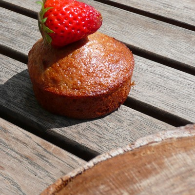 Muffins à la fraise de KiKi