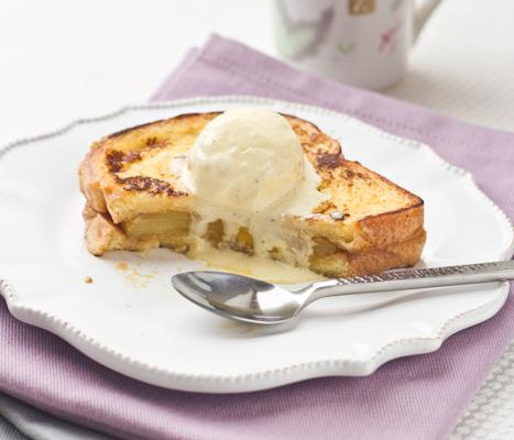 Brioche perdue aux Epices & à l'Ananas caramélisé