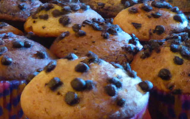 Muffins aux pépites de chocolat maison