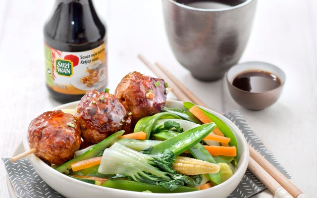 Boulette de canard Teriyaki