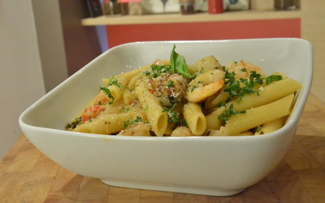 Pâtes aux fruits de mer