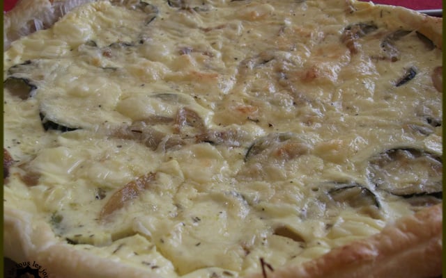 Quiche au Leerdammer et courgettes