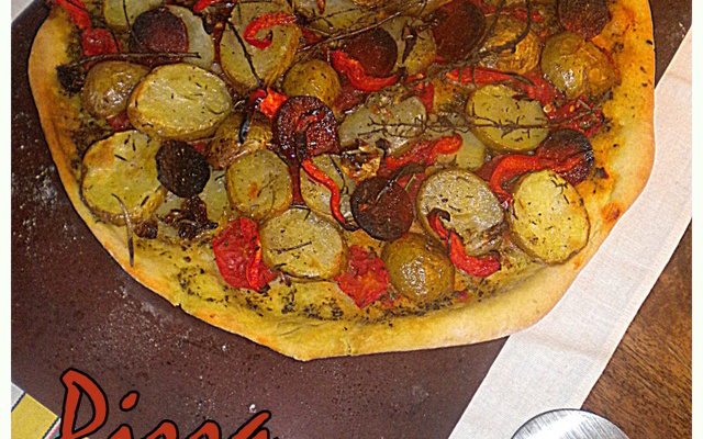 Pizza basque
