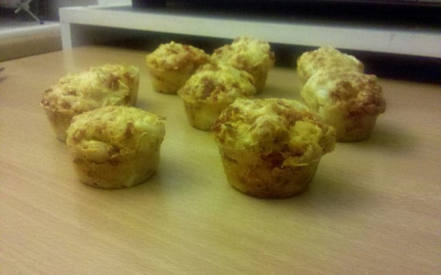 Muffins chorizo chèvre