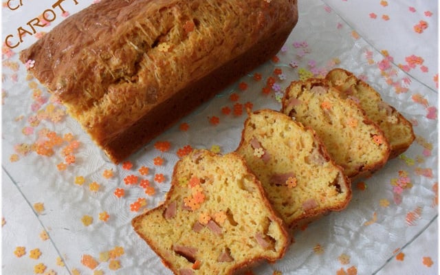Cake salé aux carottes