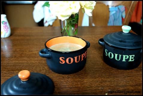 Crème de lentilles vertes du Puy