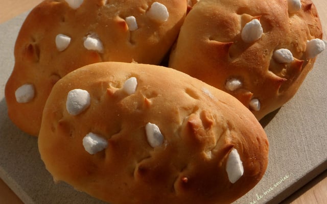 Briochettes légères aux grosses perles de sucre