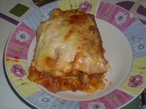 Lasagnes à la sauce bolognaise