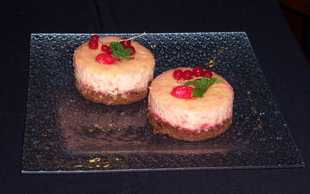 Cheesecake aux framboises et speculoos