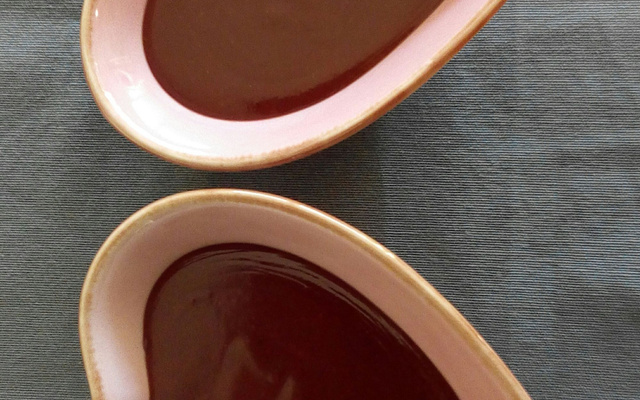 Petites crèmes au chocolat parfumées aux épices à speculoos (sans œuf)