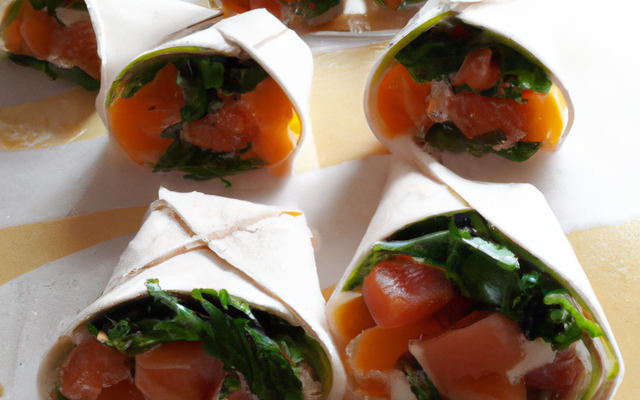 Wraps au saumon