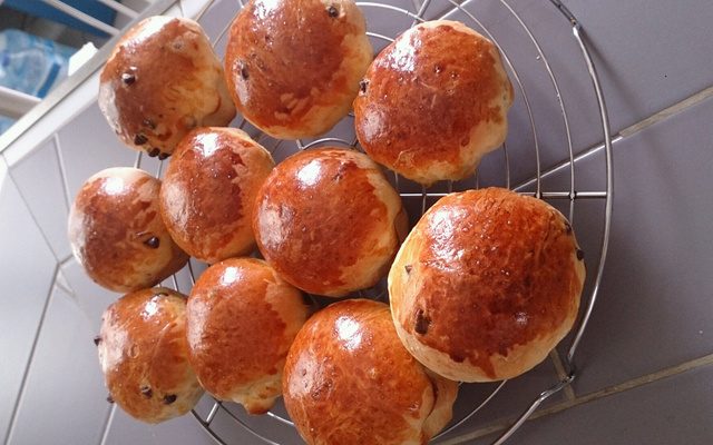 Brioche à la fleur d'oranger et pépites de chocolat
