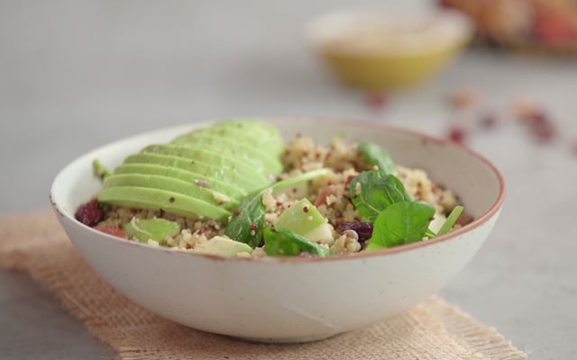 Salade santé au quinoa