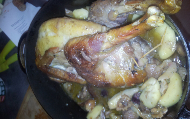 Pintade aux fruits d'automne