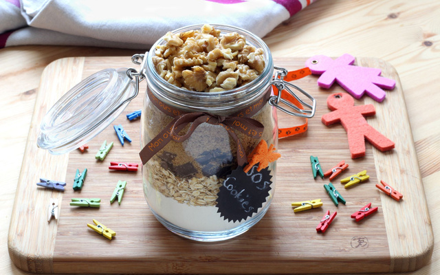 Kit SOS Cookies (préparation pour cookies en bocal)