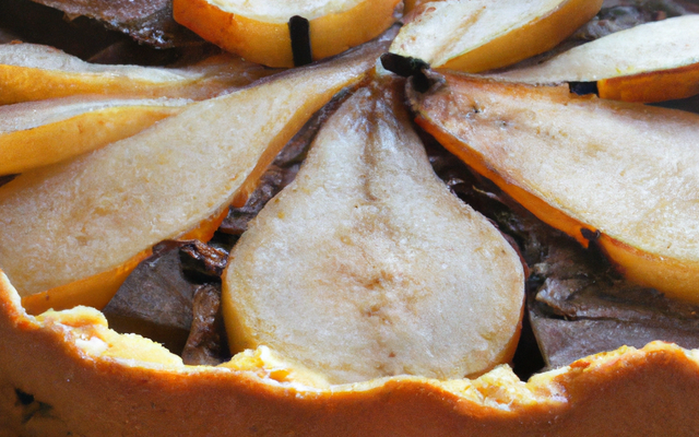 Pie aux poires et chocolat