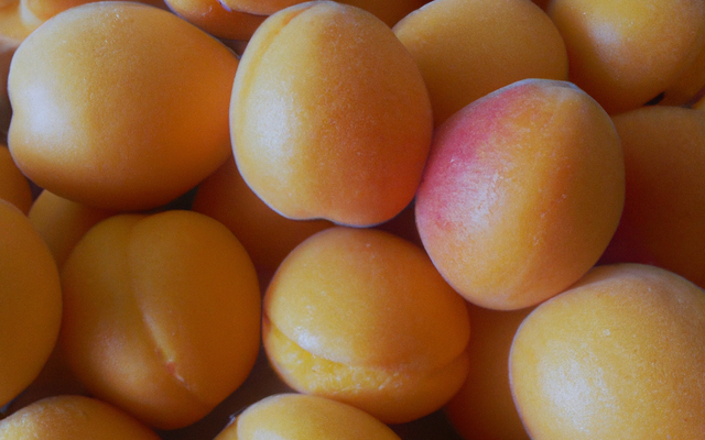 Abricots jumbocot au garde à vous