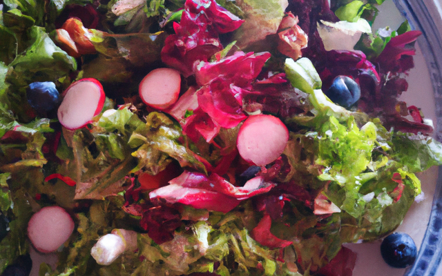 Salade bleu blanc rouge
