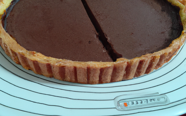 Tarte au chocolat minute