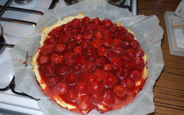 La tarte aux fraises de maman