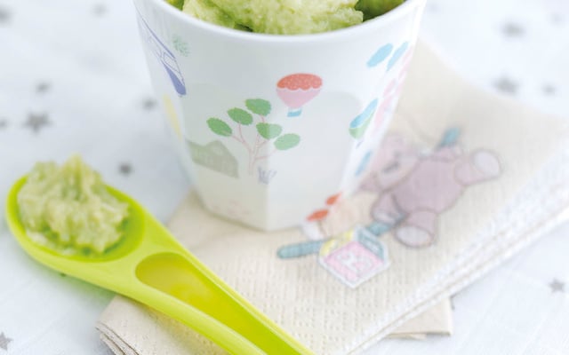 Purée pour bébé à L'avocat Hass du Pérou, pomme de terre et poulet