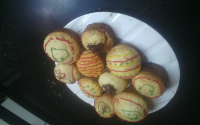 Muffins (cœur Nutella) maison