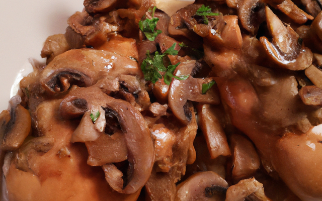 Cuisse de dinde aux champignons à la mijoteuse