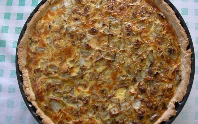 Quiche aux endives et saumon
