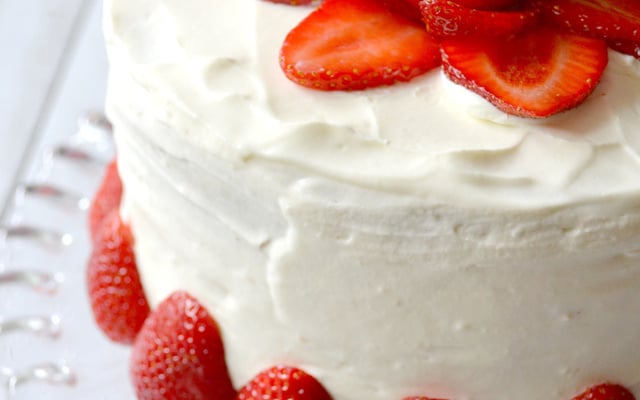 Layer cake fraises & citron