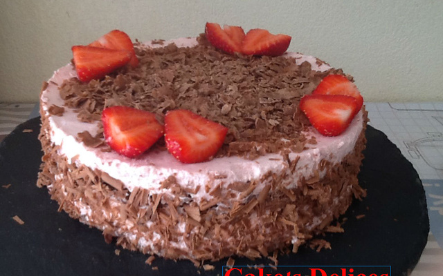 Entremet aux fruits rouges