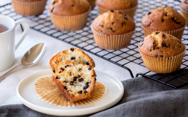 Muffins aux pépites de chocolat