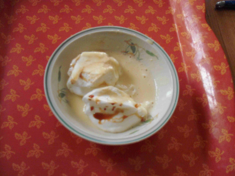 Îles flottantes au micro-ondes