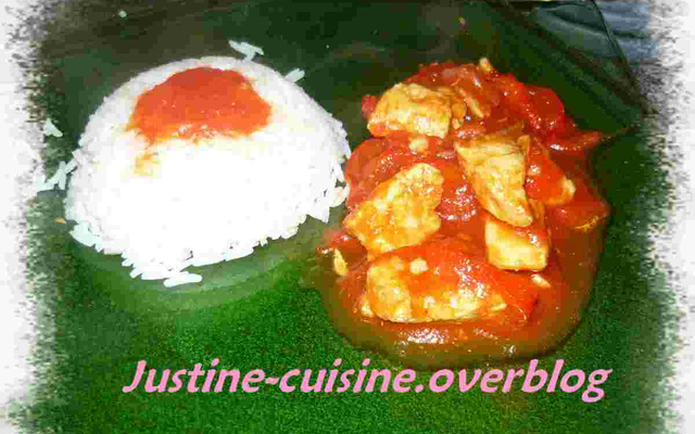 Mijoté de dinde en Rouge