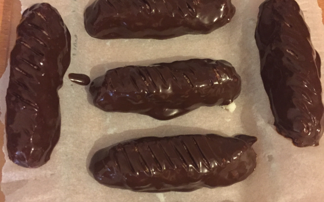 Barres chocolatées à la noix de coco façon Bounty